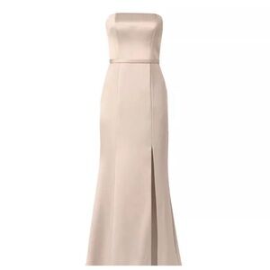 Amsale Gown Marisa Champagne NEVER WORN